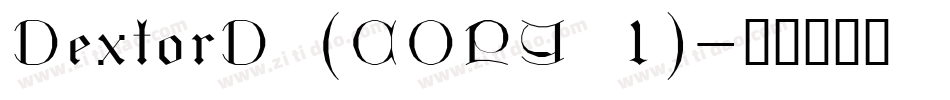 DextorD (COPY 1)字体转换